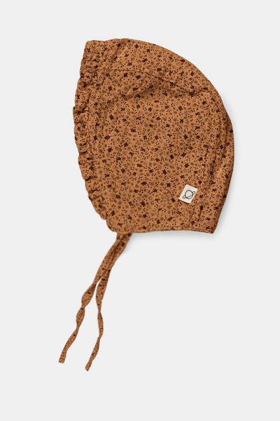 Organic gauze baby bonnet - Oil