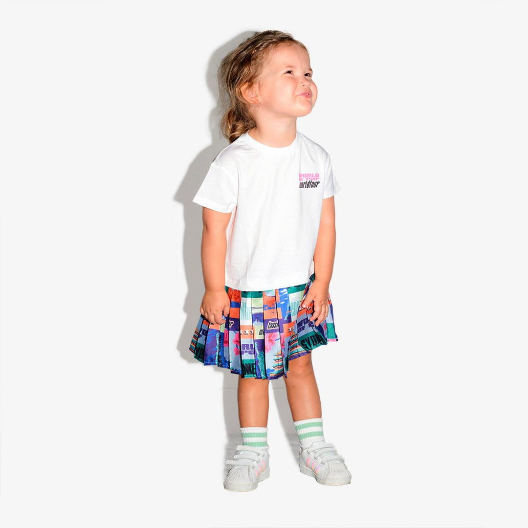 "World Tour" dress for children 2 in 1