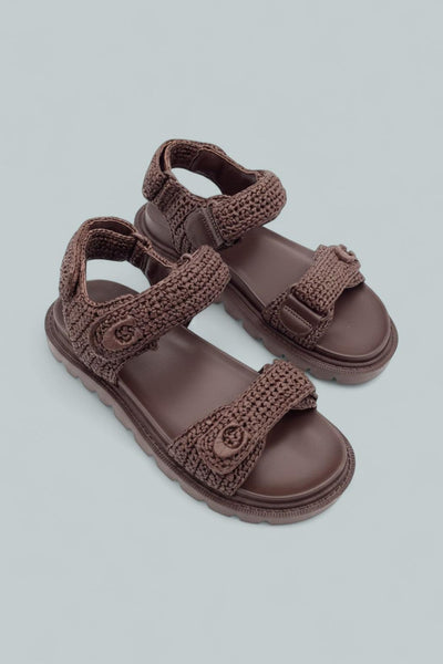 Brynn Raffia Sandal - Maple