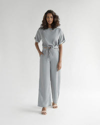 Twist and Sway Top - Stone Grey