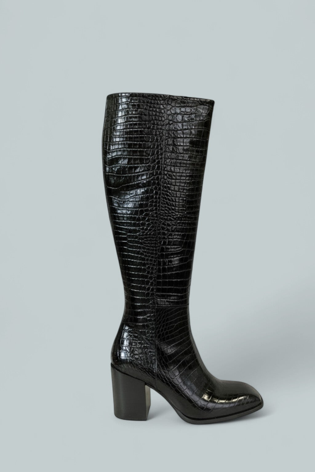 Women's Teresa Block Heel Boots - Black