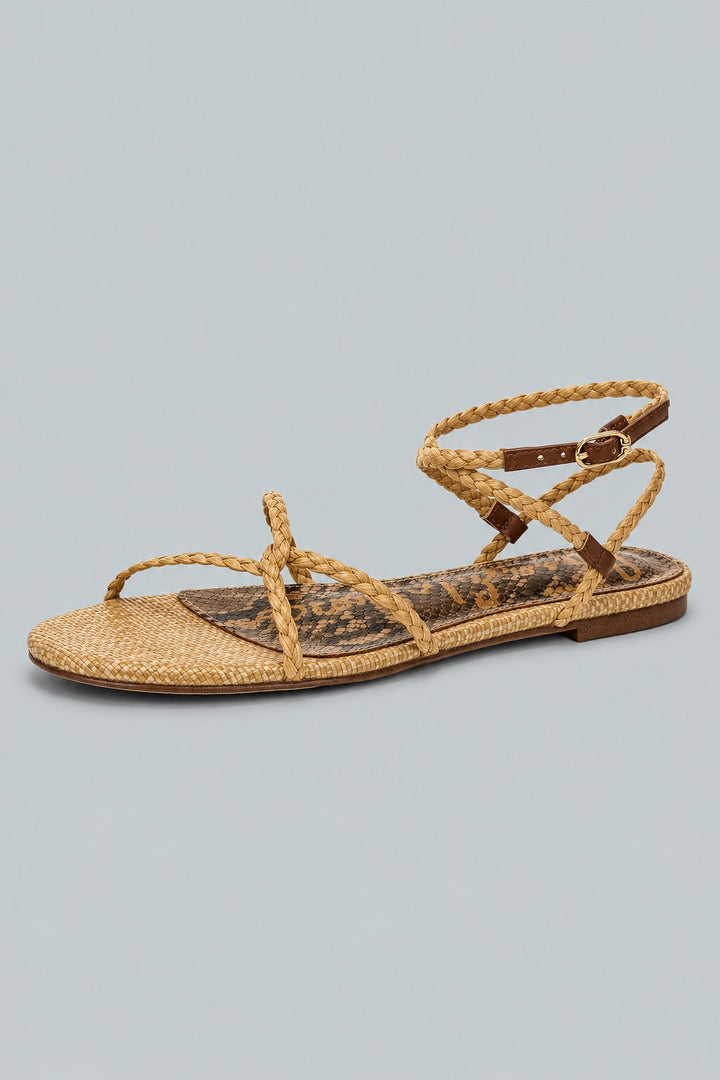 Ellina Braid Sandals - Natural