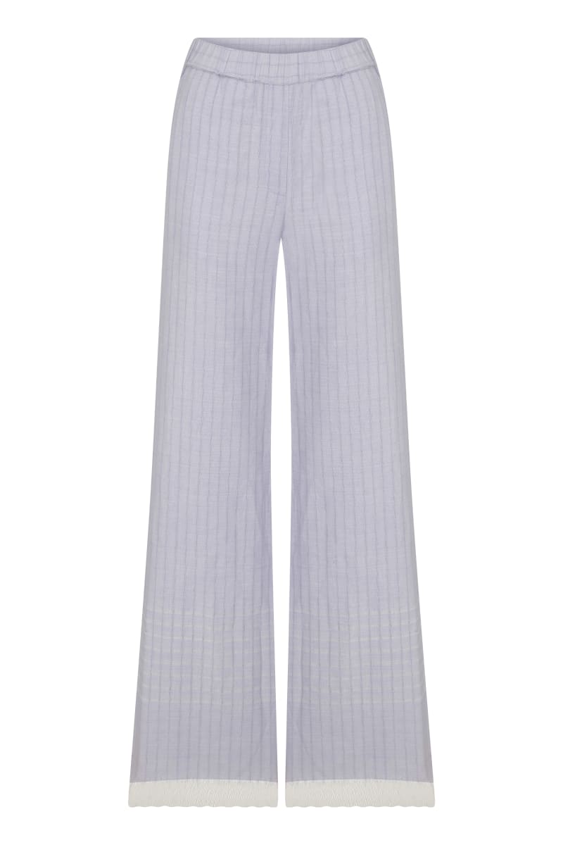 Anville Linen Trousers - Lilac