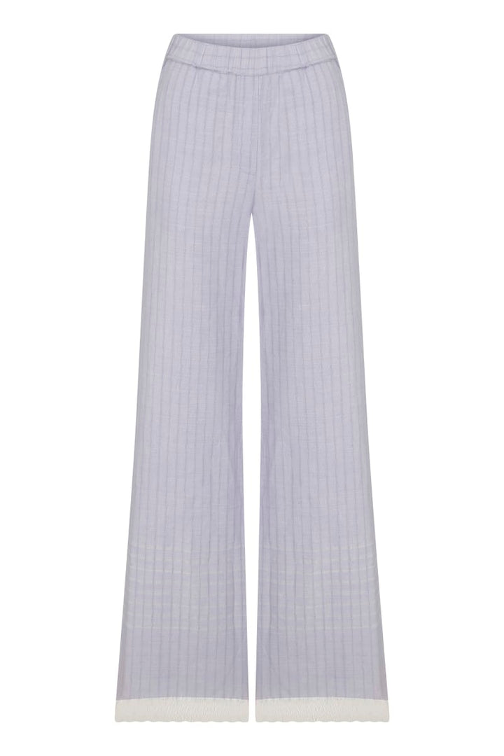 Anville Linen Trousers - Lilac