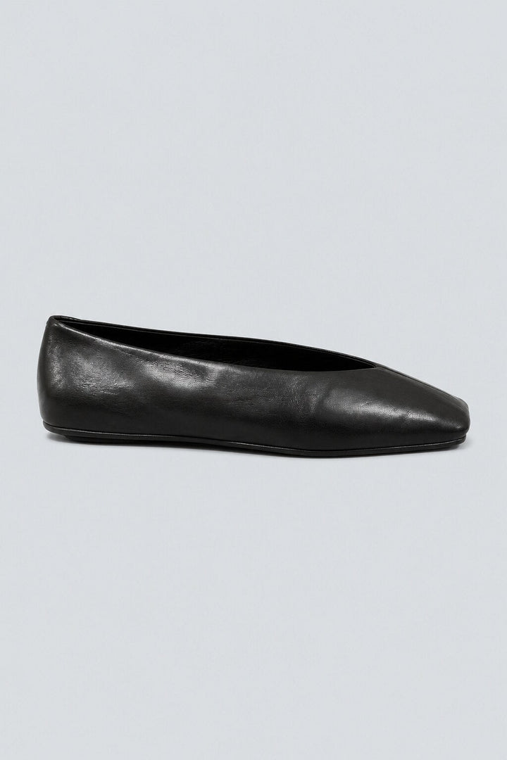 Women's Fathom Square Toe Ballet Flats - Black
