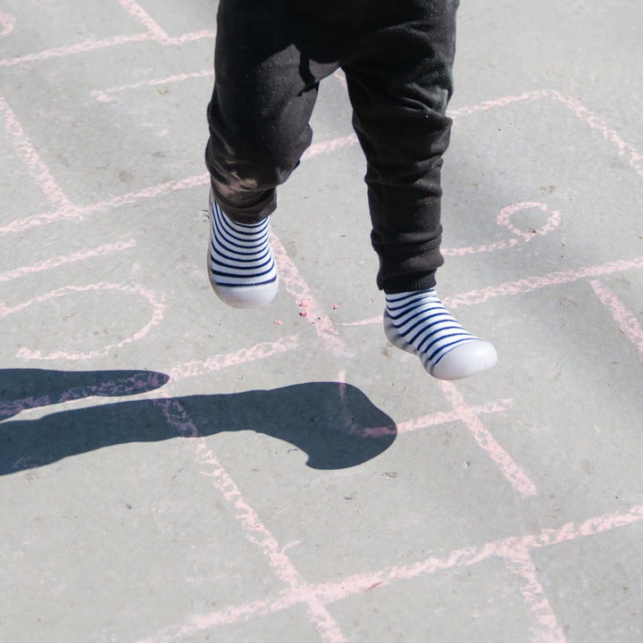 Stripey SlipKix - Black Stripes