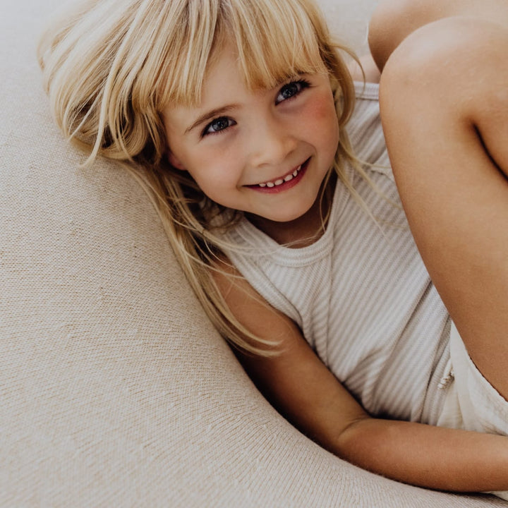 Tank Top - Stone Stripe