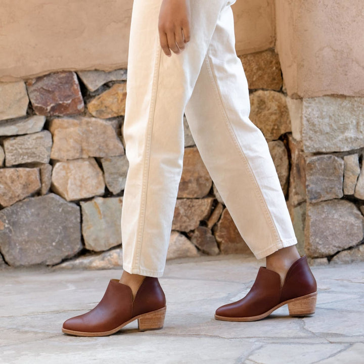 Classic Ankle Bootie - Brandy