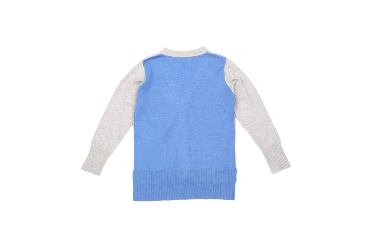 Sam Cardigan V Neck - Grey / Blue