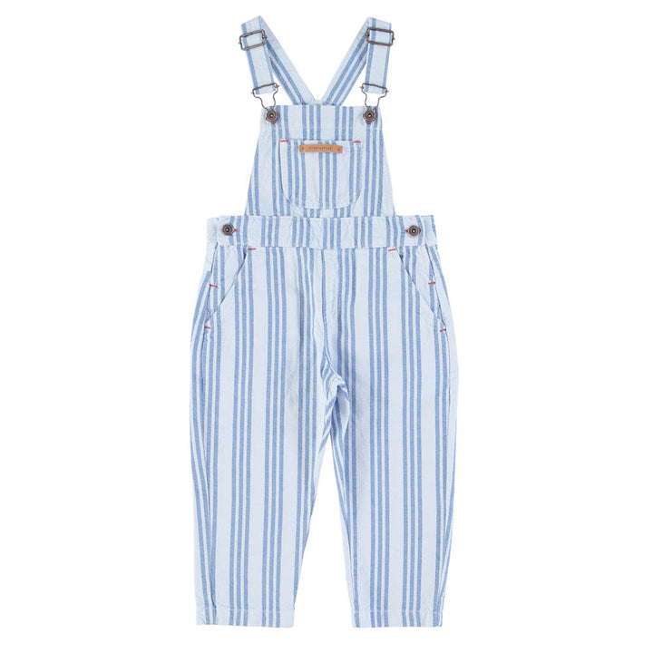 Dungarees - Large Blue Stripes One Pieces Piupiuchick 