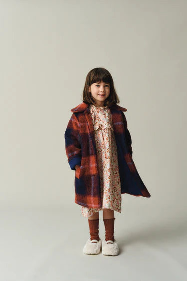 Warm Plaid Coat - Unique
