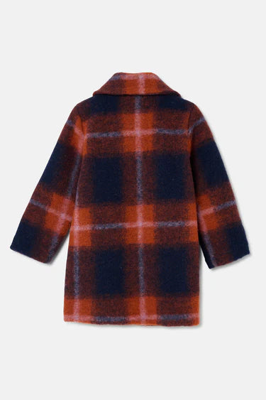 Warm Plaid Coat - Unique