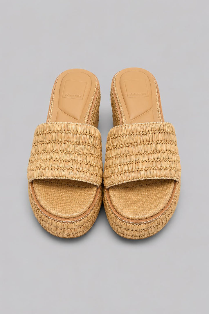 Women's Throne Platform Sandals - Light Natural