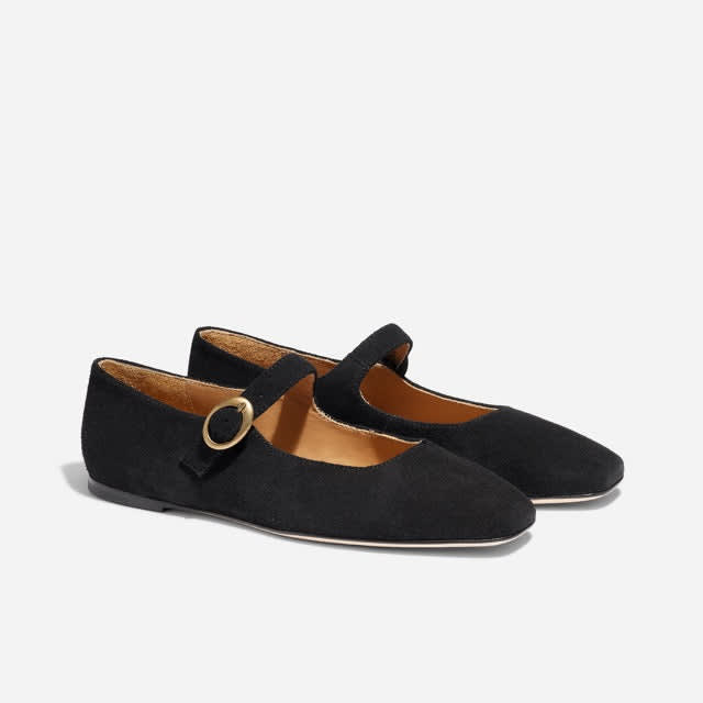Lola Mary Jane Suede - Black