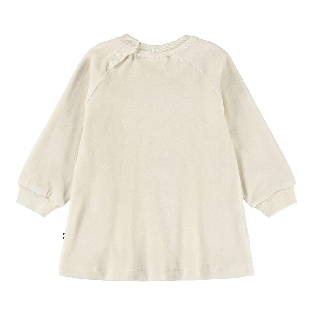 Caprice Dress Long Sleeve - White Noise
