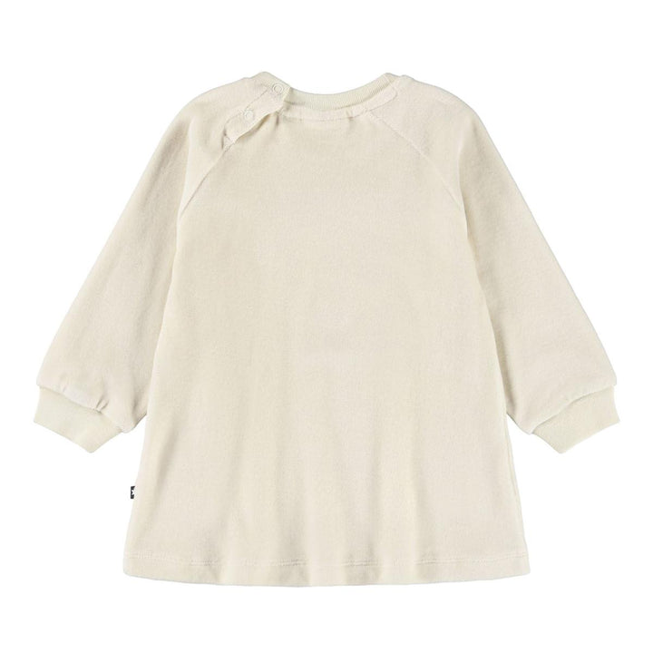 Caprice Dress Long Sleeve - White Noise