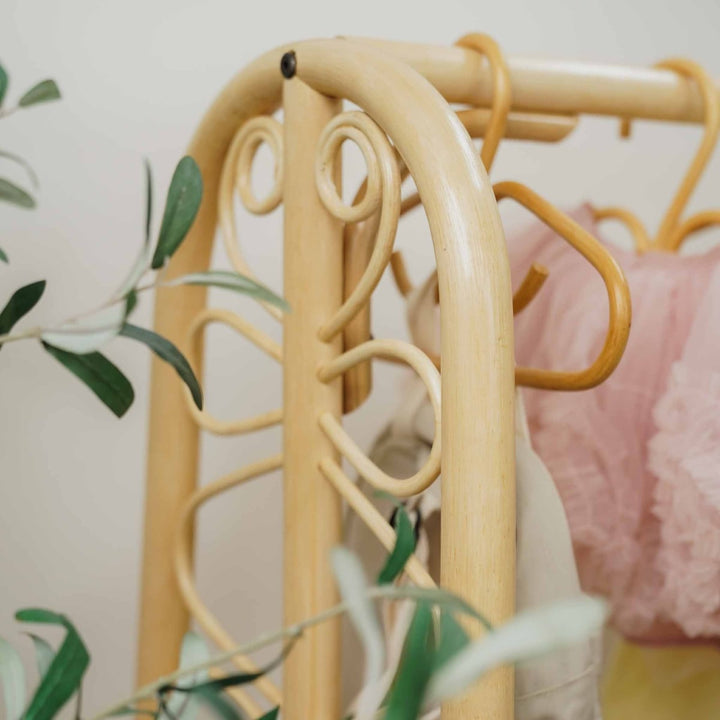 Belle Kids Montessori Clothing Rack - Natural