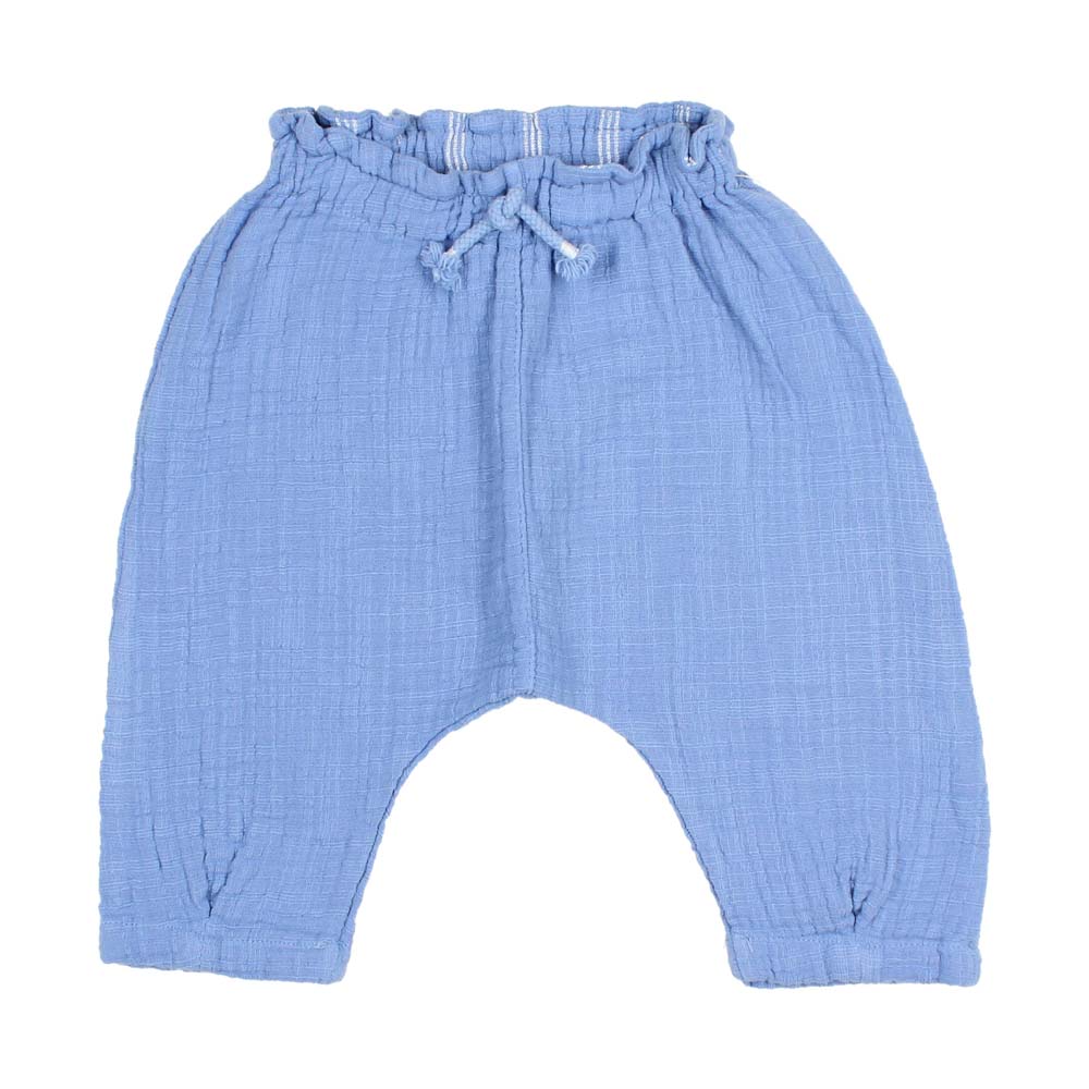 Baby Muslin Pants - Bluette