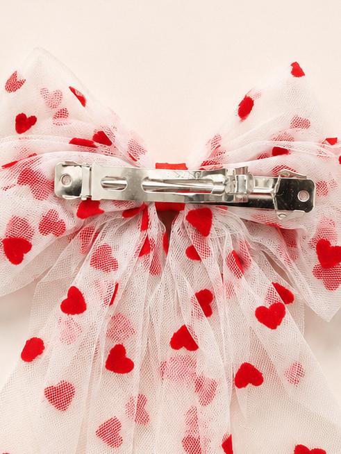 Heart Flutter Bow Clip