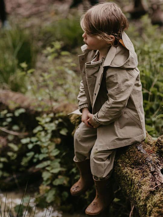 The Rain Jacket - Khaki Rain Jackets The Simple Folk 