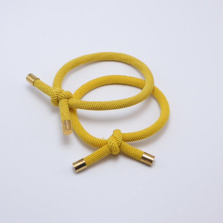 Gold-touch Rope Hair Ties