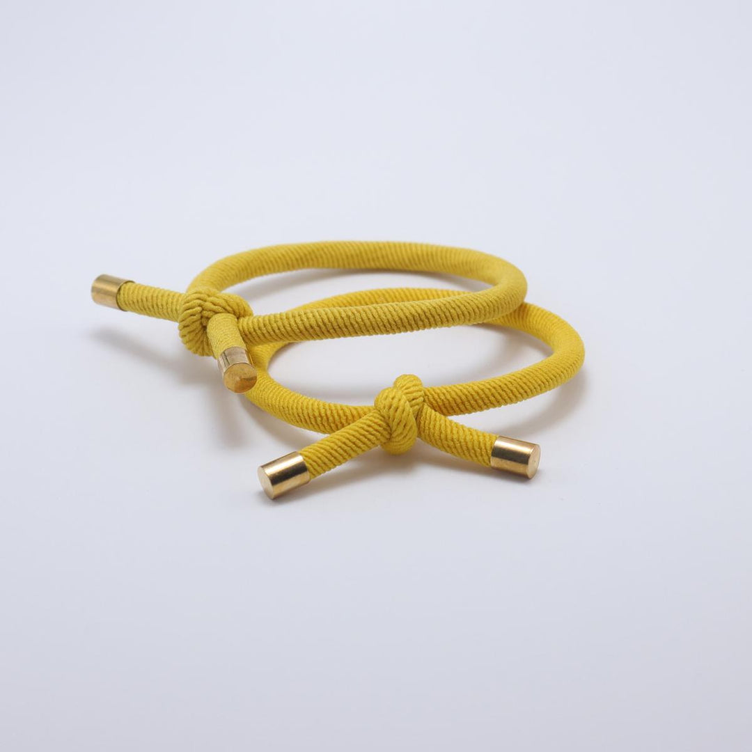 Gold-touch Rope Hair Ties