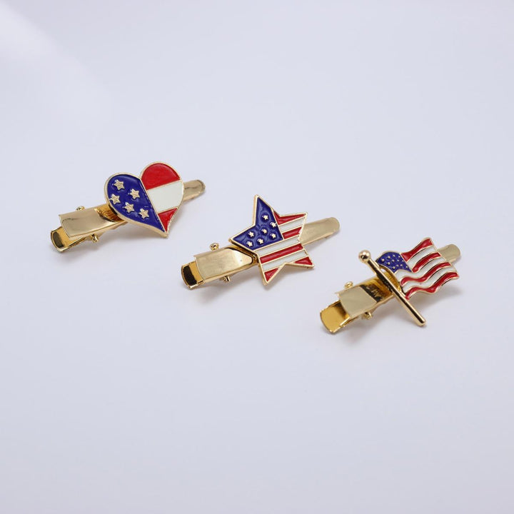 Star Spangled Clips (Set of 3)