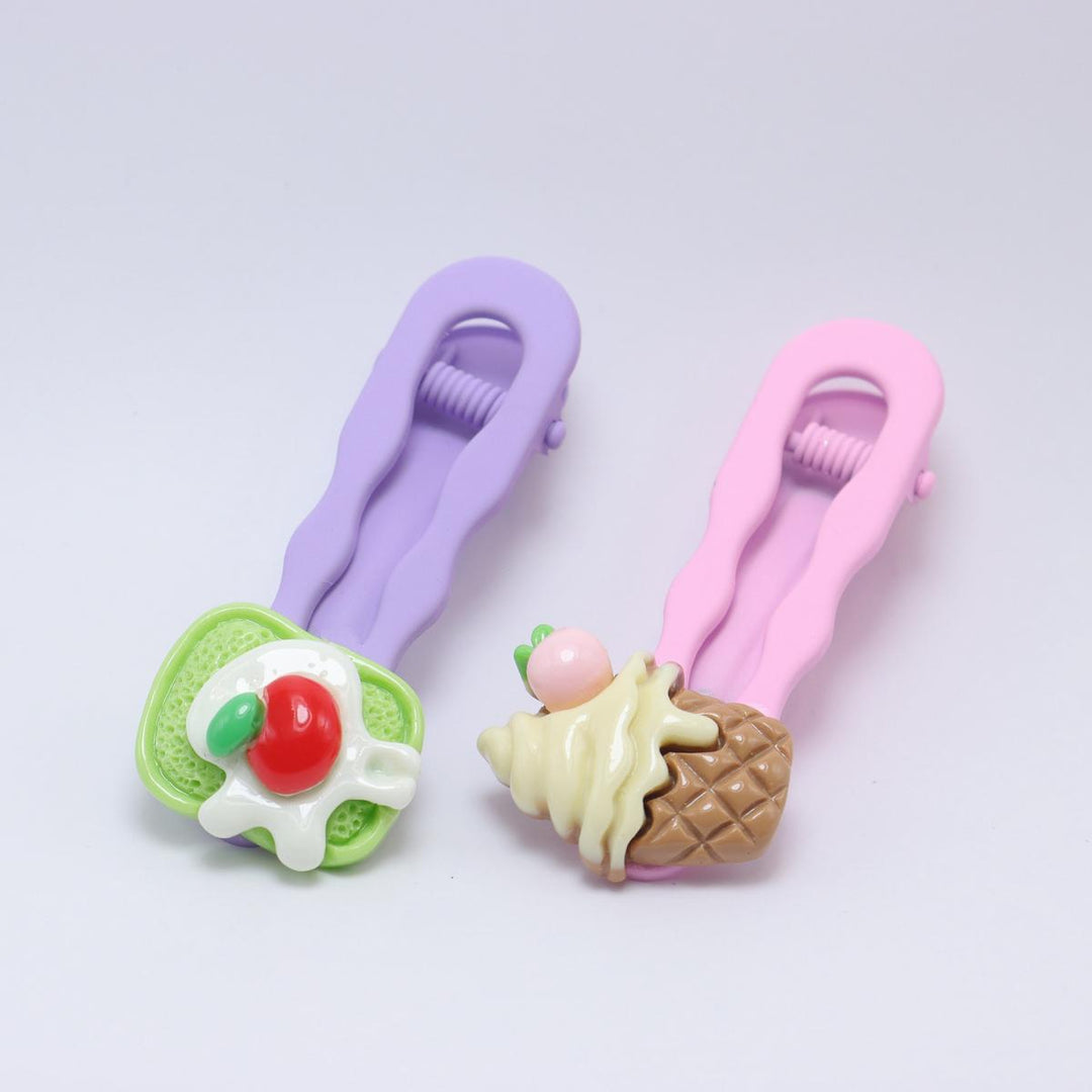Sugar & Spice Hair Clips (Set of 2)