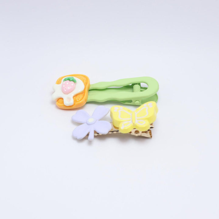 Sugar & Spice Hair Clips (Set of 2)