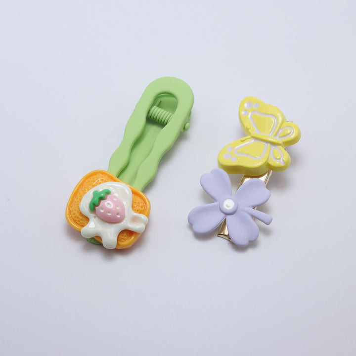 Sugar & Spice Hair Clips (Set of 2)