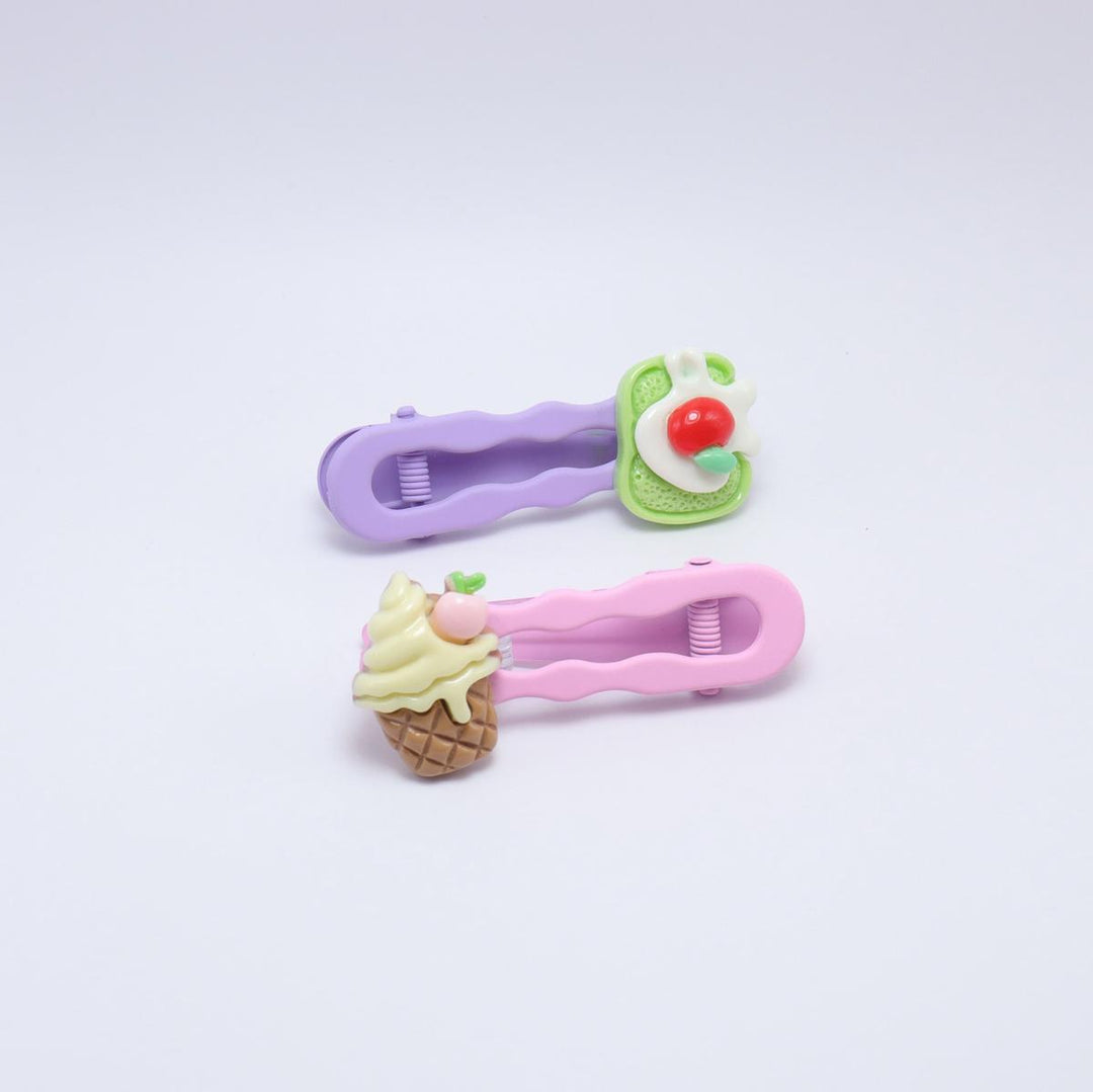 Sugar & Spice Hair Clips (Set of 2)