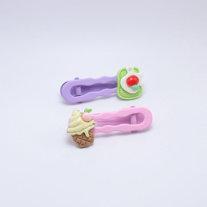 Sugar & Spice Hair Clips (Set of 2)