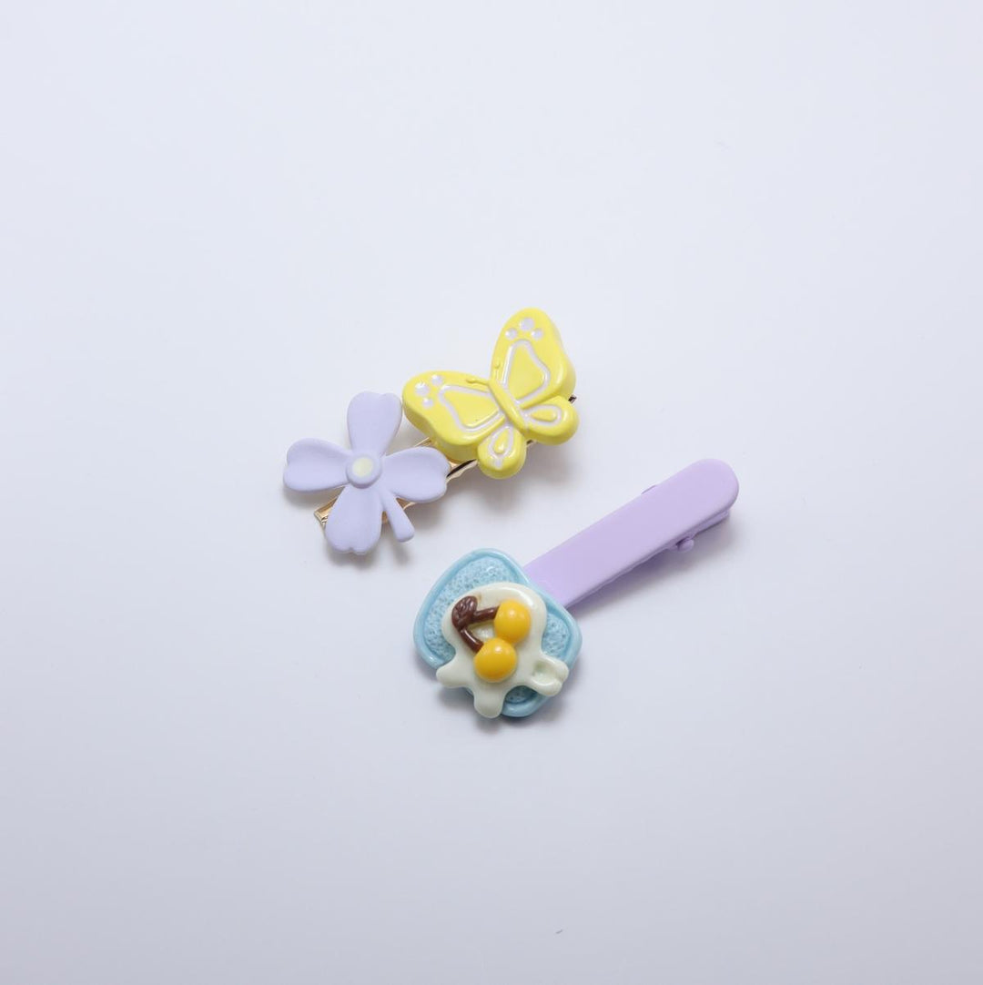 Sugar & Spice Hair Clips (Set of 2)