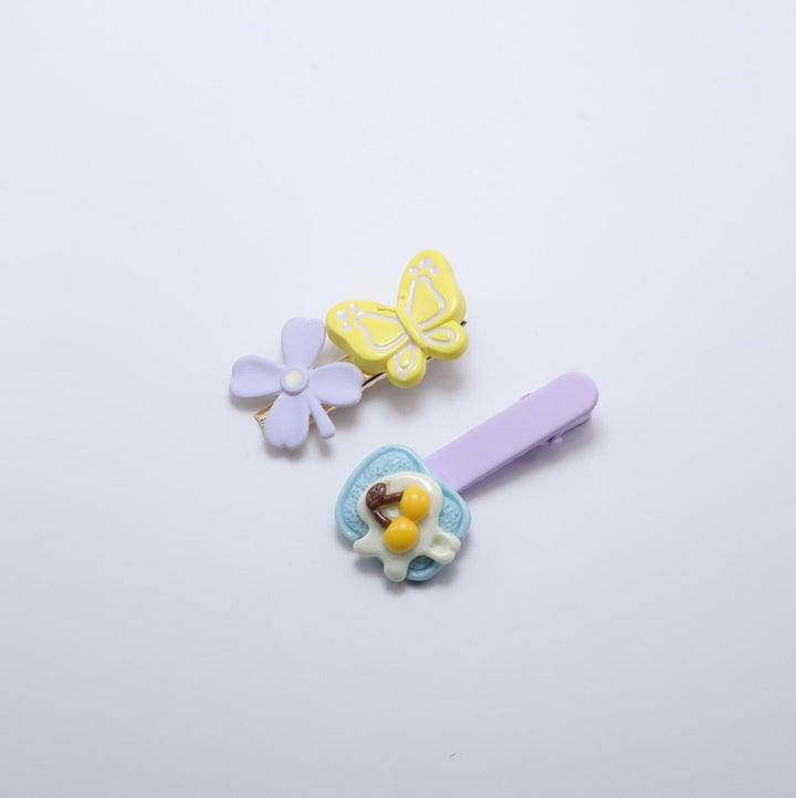 Sugar & Spice Hair Clips (Set of 2)