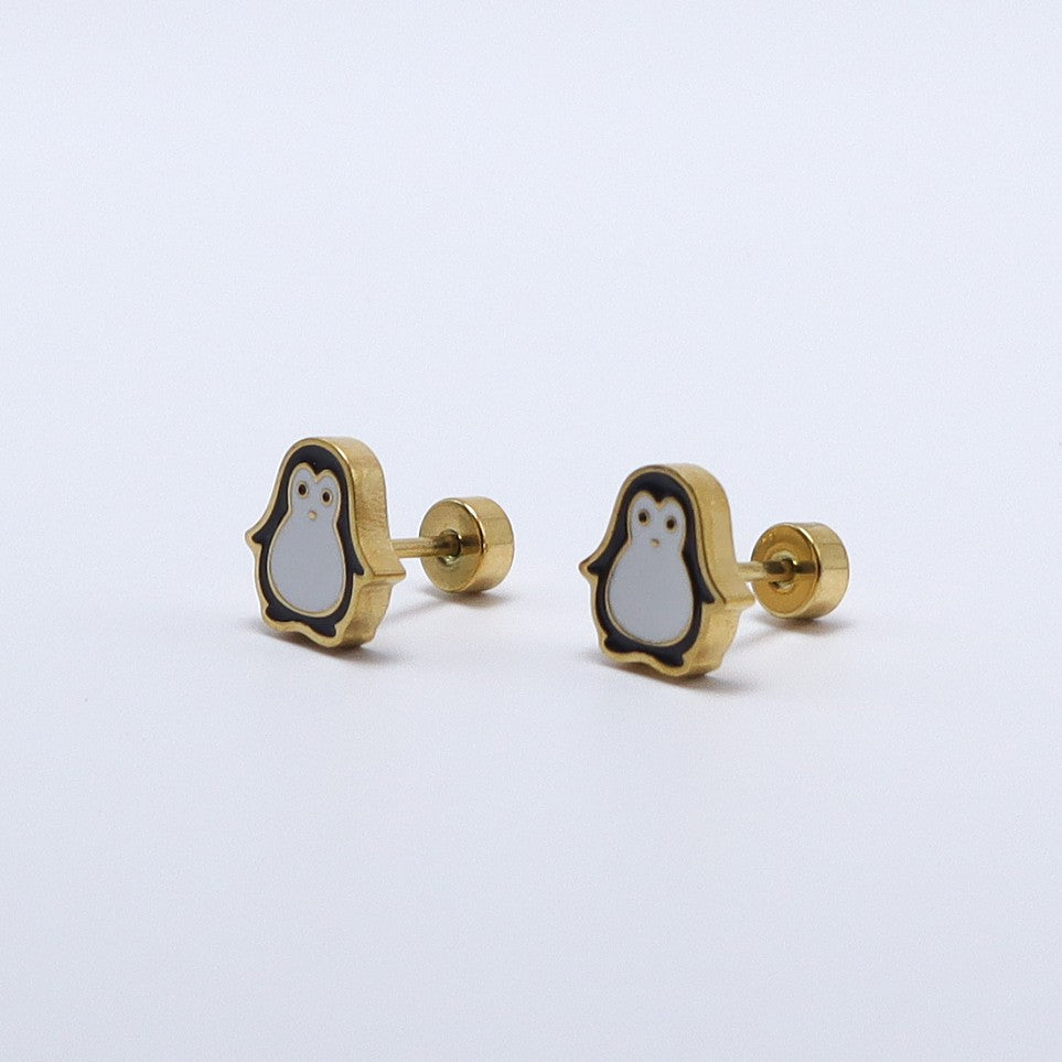 Playtime Pals Earrings (14K Gold Plated)
