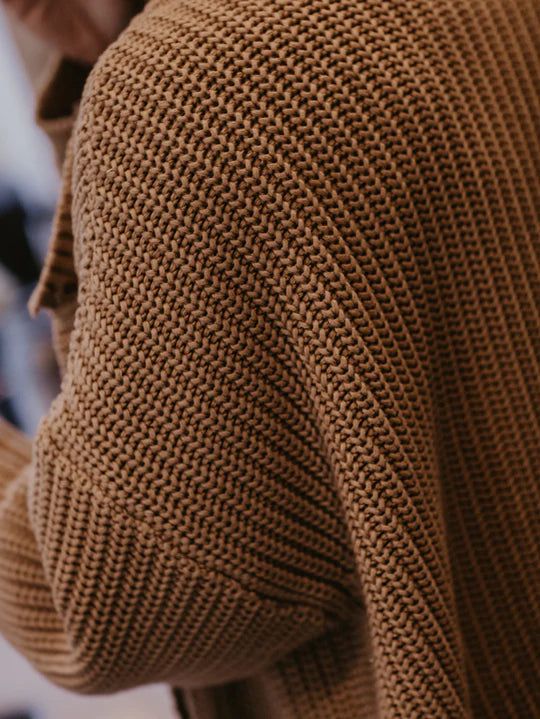 The Chunky Cardigan Women's - Caramel Sweaters The Simple Folk 