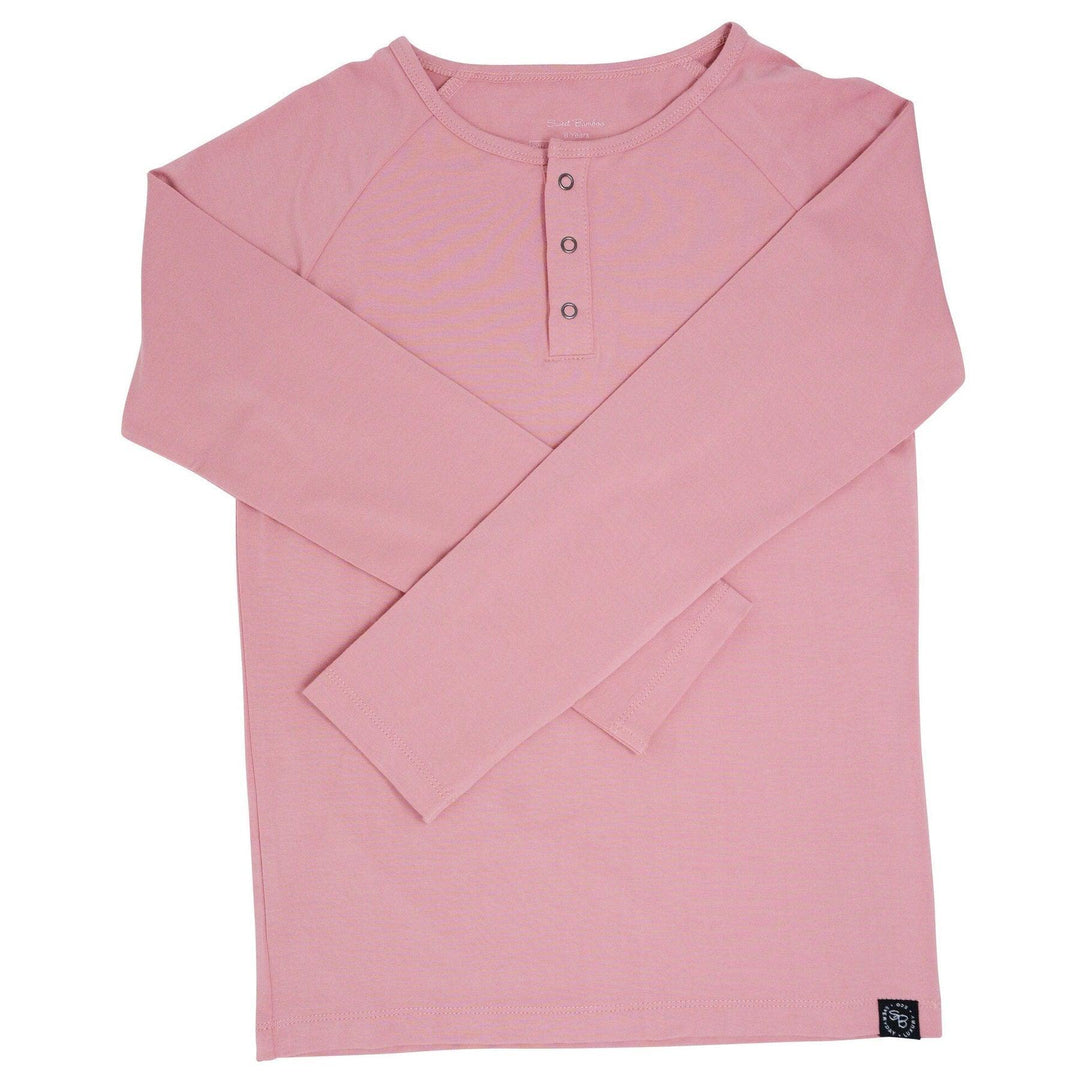 Raglan Henley - Brandied Apricot