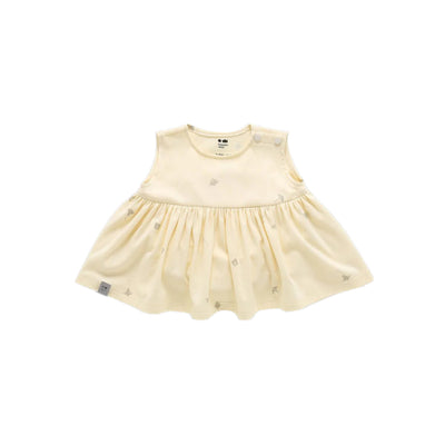 Baby Fit & Flare Dress - Cream