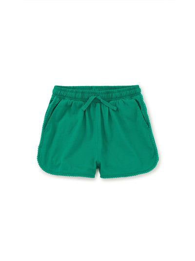 Pom-Pom Gym Shorts - Viridis