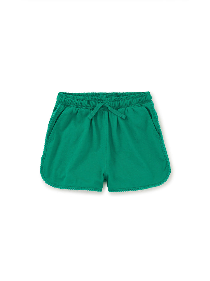 Pom-Pom Gym Shorts - Viridis