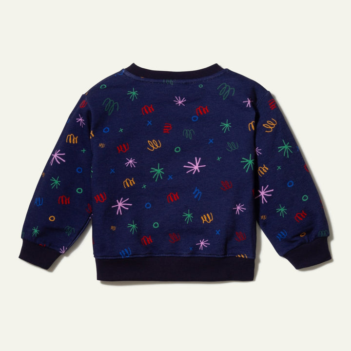 Confetti Kid Sweatshirt - Blue Ribbon Confetti