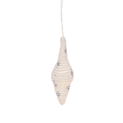 Silver Icicle Ornament