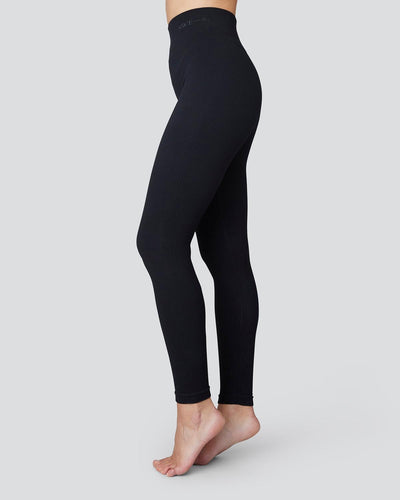 Tyra Rib Leggings - Black