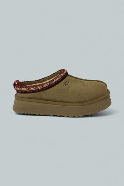 Tazz Women's Embroidered Platform Slipper - [brown]
