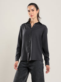 Tencel Button Up - Black