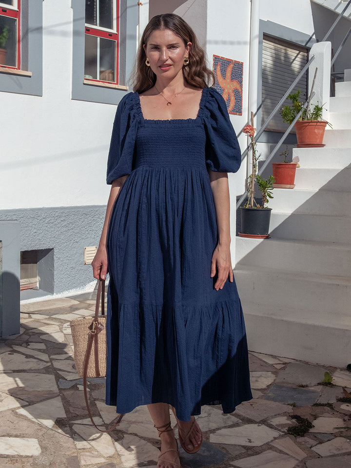 Elsie Dress - True Blue