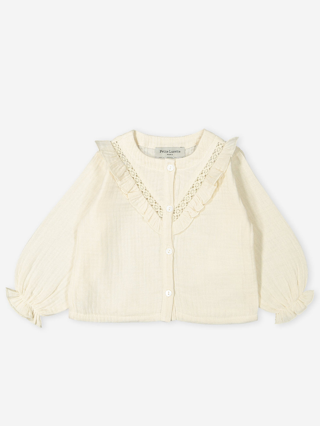 Persee Lace Blouse - Egg Shell White