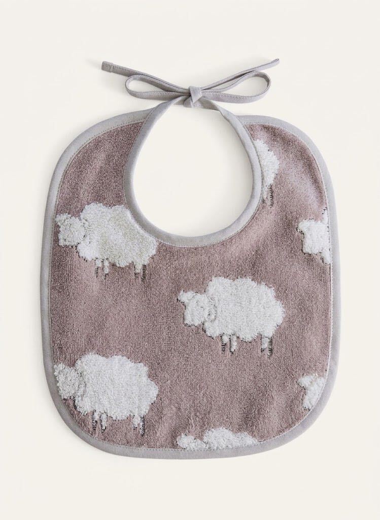 Bib - Sweet Sheep Jacquard