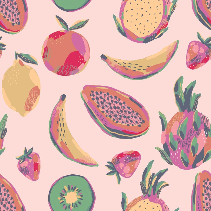 Fruit Summer Pajama Set - Tropical Fruits