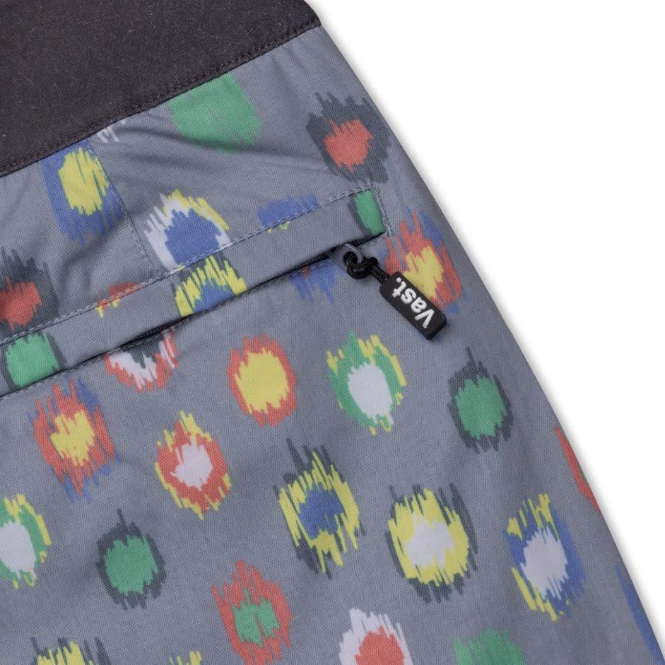 Abstract Polka Classic Trunks - Grey Multi